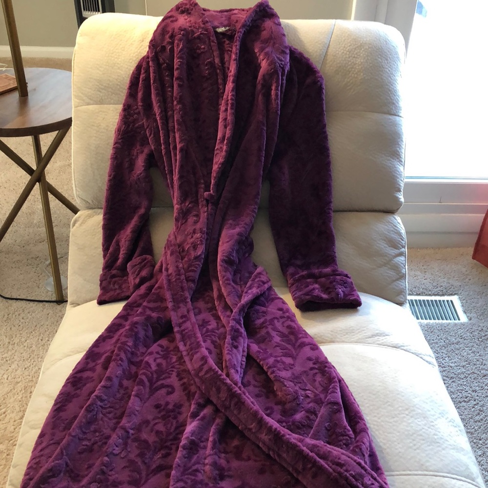 Jasmine Rose Purple Bath Robe